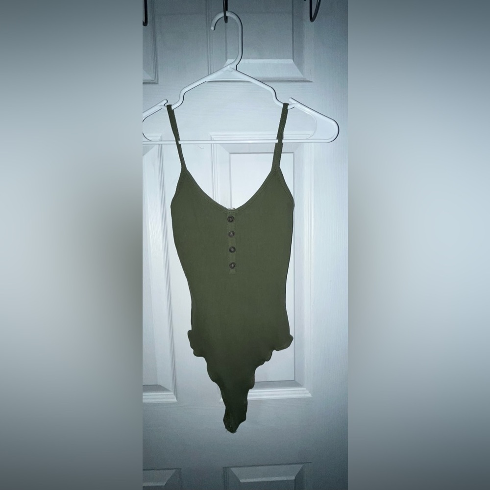 Olive Green Bodysuit